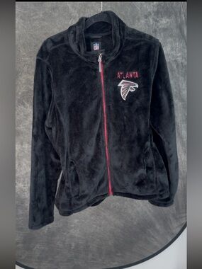NFL Atlanta Falcons Black Fleece Jacket XXL | Full Zip Team Apparel Women’s
